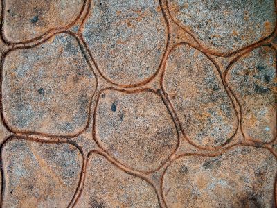 Stamped Concrete Pattern Application