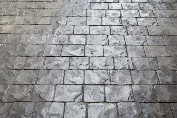 Concrete Driveway Stamping in Greenville
